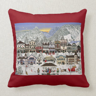"Christmas" in Leavenworth, Washington Cushion