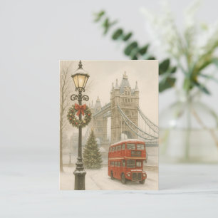 Christmas in London Postcard – Christmas Gift 