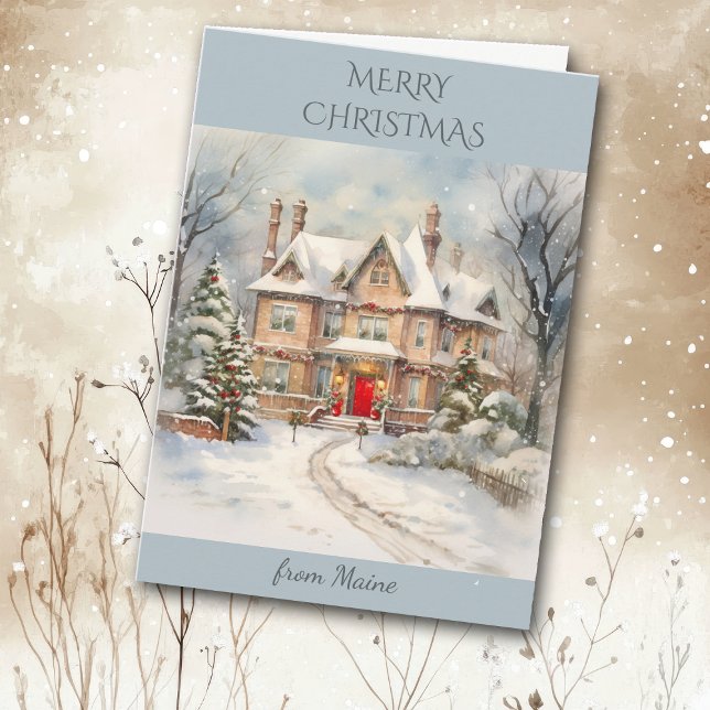 Christmas in Maine Holiday Card (Creator Uploaded)