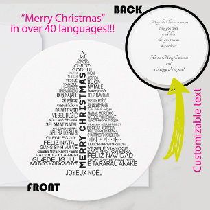🎄 Christmas in many languages Holiday Card