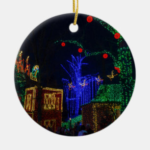 Christmas In Midtown Ceramic Ornament