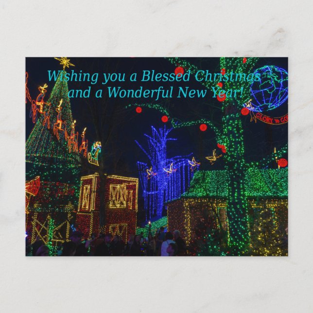 Christmas In Midtown Greetings Christmas Postcard (Front)