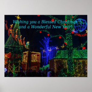 Christmas In Midtown Greetings Poster