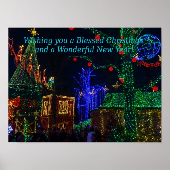 Christmas In Midtown Greetings Poster (Front)