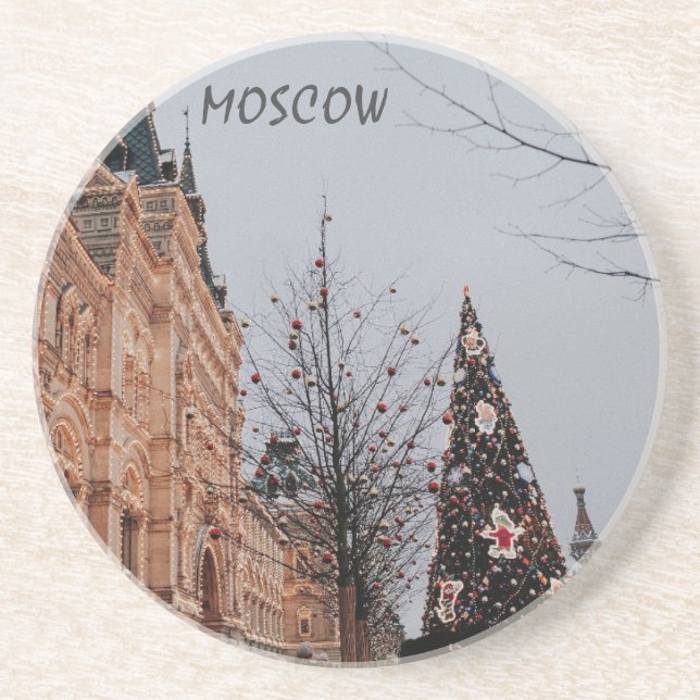 Christmas in Moscow         Coaster (Front)