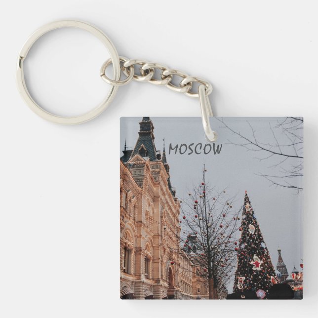 Christmas in Moscow       Key Ring (Front)