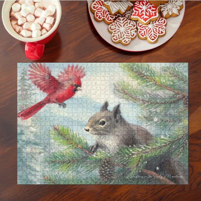 Christmas in NC-All Proceeds to Hurricane Helene Jigsaw Puzzle (100% of profits go to Samaritan's Purse to support victims of Hurricane Helene.)