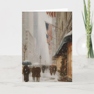 Christmas In New York Card