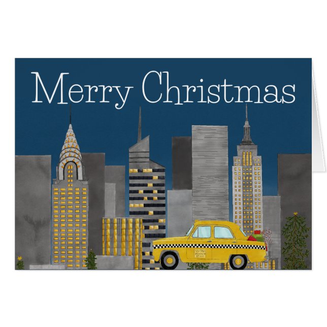 Christmas in New York City Customisable  (Front Horizontal)