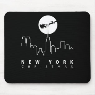 Christmas in New York City Mouse Pad