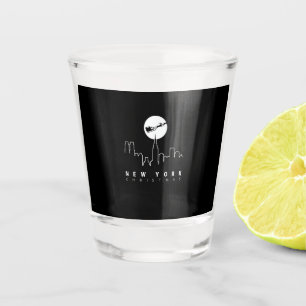 Christmas in New York City Shot Glass