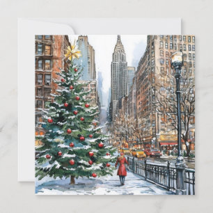 Christmas In New York Holiday Card