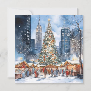 Christmas In New York Holiday Card