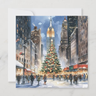 Christmas In New York Holiday Card