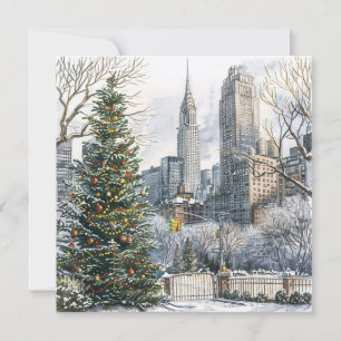Christmas In New York Holiday Card