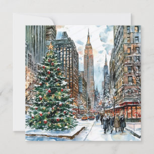 Christmas In New York Holiday Card