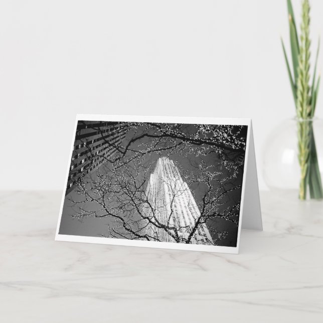 Christmas in New York - Rockefeller Centre Holiday Card (Front)