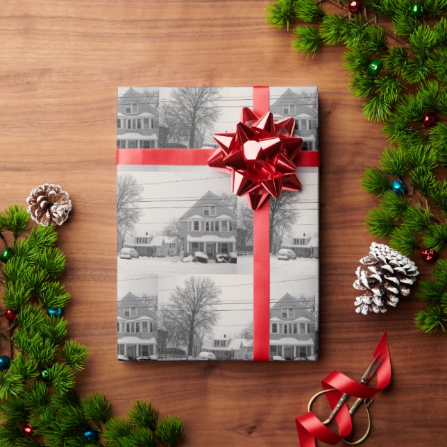 CHRISTMAS IN OHIO U.S.A. WRAPPING PAPER (Holiday Gift)