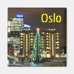 Christmas in Oslo, Norway Magnet