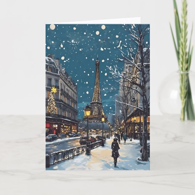 Christmas In Paris Card (Front)