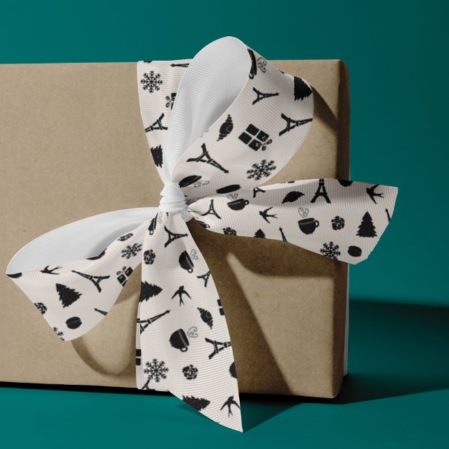 Christmas in Paris | Patterned Grosgrain Ribbon (Creator Uploaded)