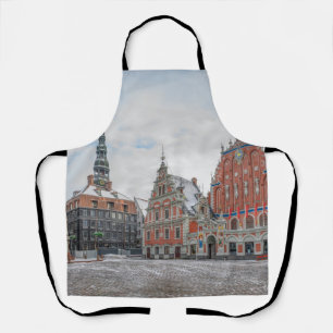 Christmas in Riga Latvia Apron