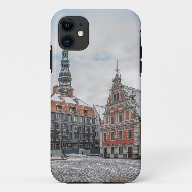 Christmas in Riga Latvia Case-Mate iPhone Case (Back)