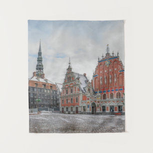 Christmas in Riga Latvia Tapestry