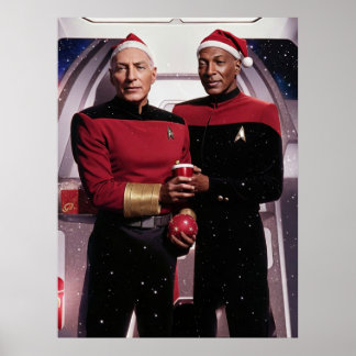 Christmas in Space Poster