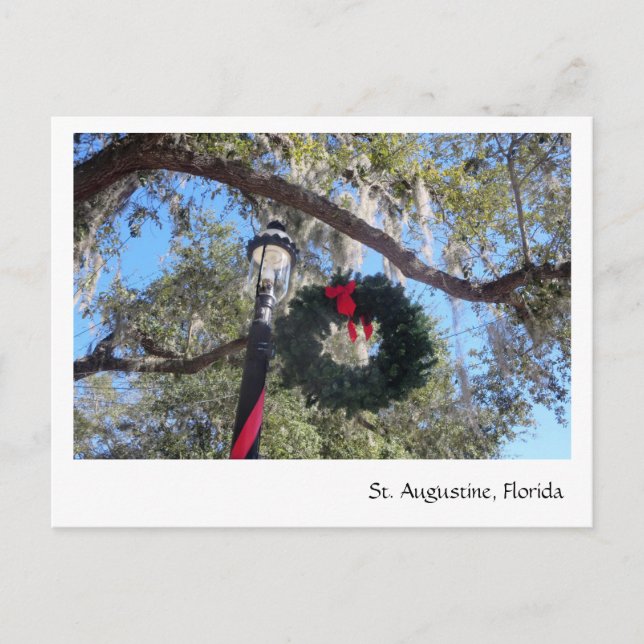 Christmas in St. Augustine Postcard (Front)