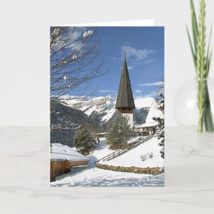 Christmas In Switzerland Holiday Card
