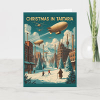 Christmas in Tartaria Card Alternate History