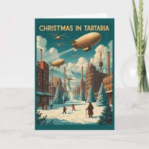 Christmas in Tartaria Card Alternate History
