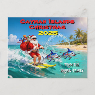 Christmas in the Cayman Islands Postcard