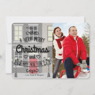 Christmas In The City Holiday Photo Card