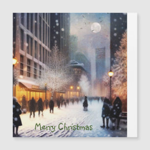 Christmas in the City Magnetic Card