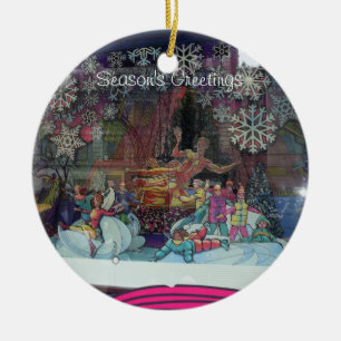 Christmas in the City Ornament Ice Skaters