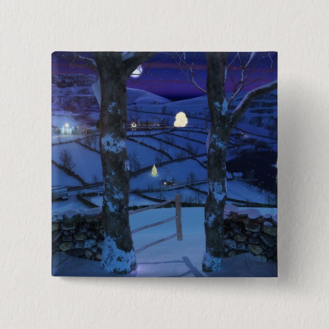 Christmas in the Glen Button (Front)