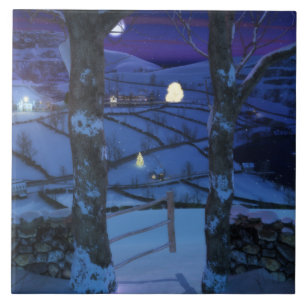 Christmas in the Glen Decorative Tile / Trivet