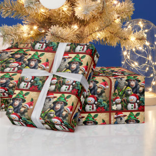 "Christmas in the Jungle" Wrapping Paper