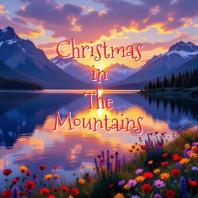 Christmas in The Mountains Tree Decoration Card (Creator Uploaded)