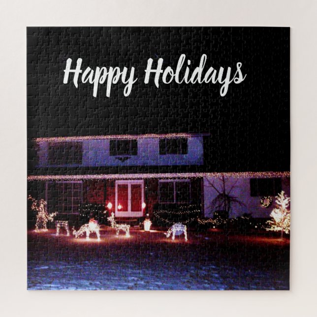 CHRISTMAS IN THE NEIGHBORHOOD JIGSAW PUZZLE (Vertical)