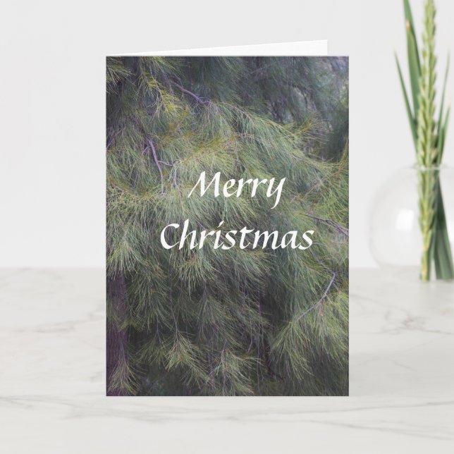 Christmas in the Pines Holiday Card (Front)