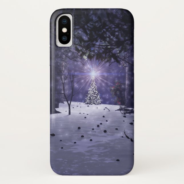 Christmas in the Pines iPhone Case-Mate Case (Back)