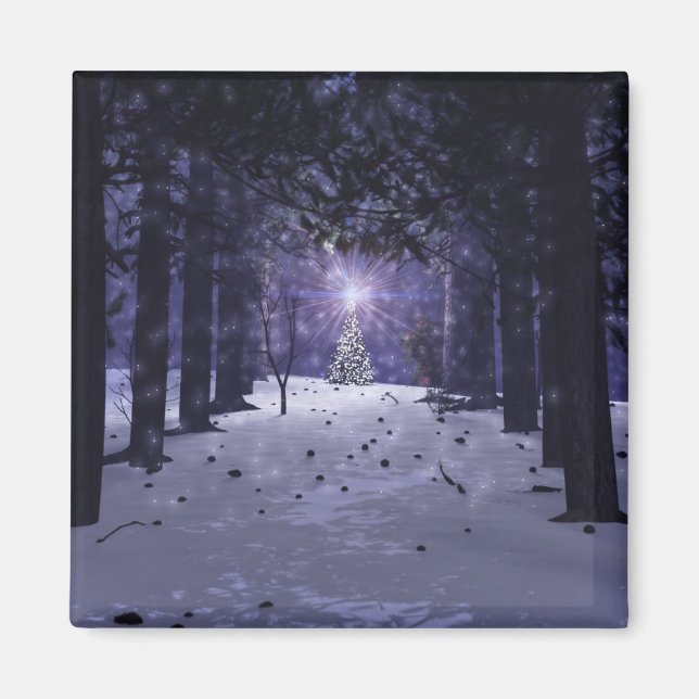 Christmas in the Pines Magnet (Front)