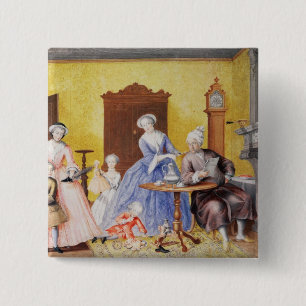 Christmas in the Royal household of Empress 15 Cm Square Badge