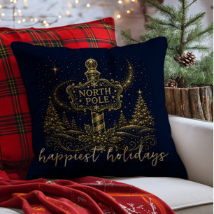 Christmas in the Stars North Pole Cushion