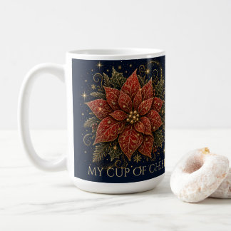 Christmas in the Stars | Poinsettia Coffee Mug