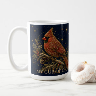 Christmas in the Stars Red Cardinal Coffee Mug