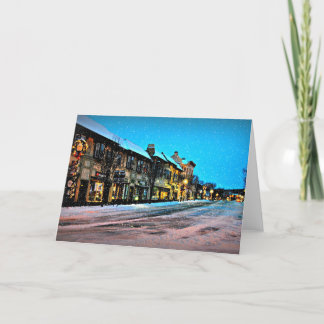 Christmas In The Village Holiday Card
